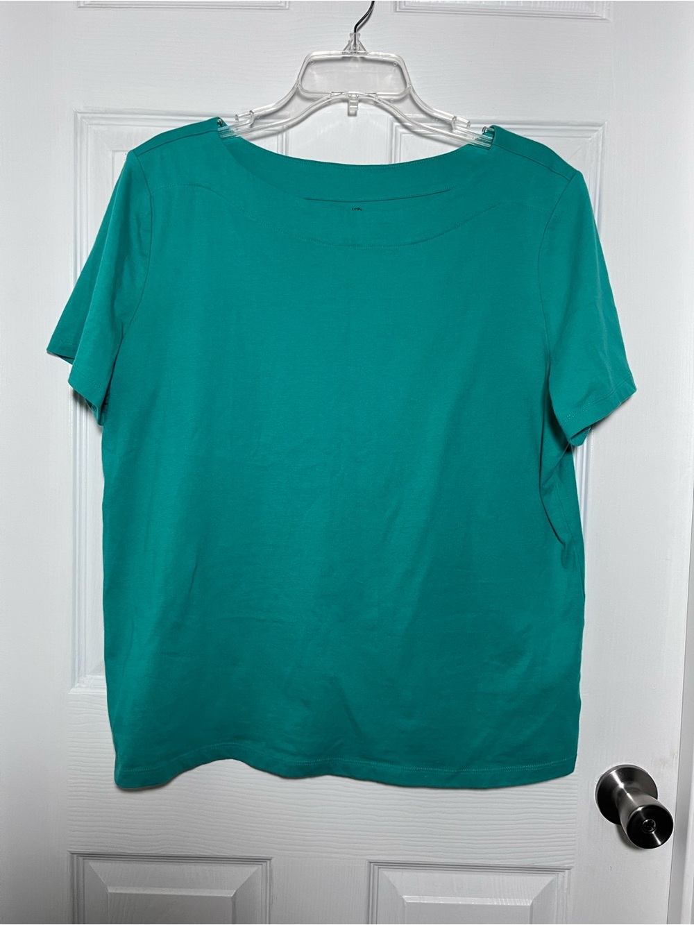 Coral Bay Spring Green Short-Sleeve Crewneck Top